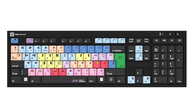Avid NewsCutter - PC Nero Slimline Keyboard - UK English