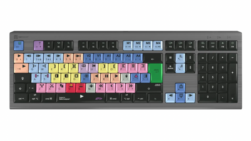 Avid Media Composer - Mac ASTRA 2 Backlit Keyboard - UK English